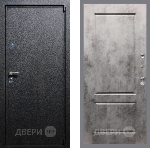Входная металлическая Дверь Рекс (REX) 3 FL-117 Бетон темный в Электрогорске