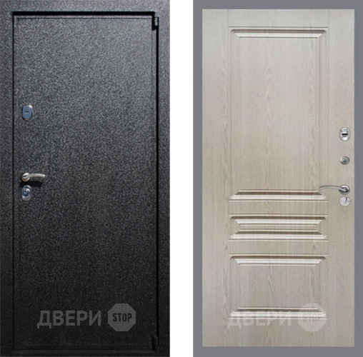 Входная металлическая Дверь Рекс (REX) 3 FL-243 Беленый дуб в Электрогорске