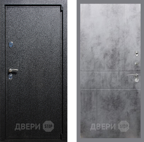 Входная металлическая Дверь Рекс (REX) 3 FL-290 Бетон темный в Электрогорске