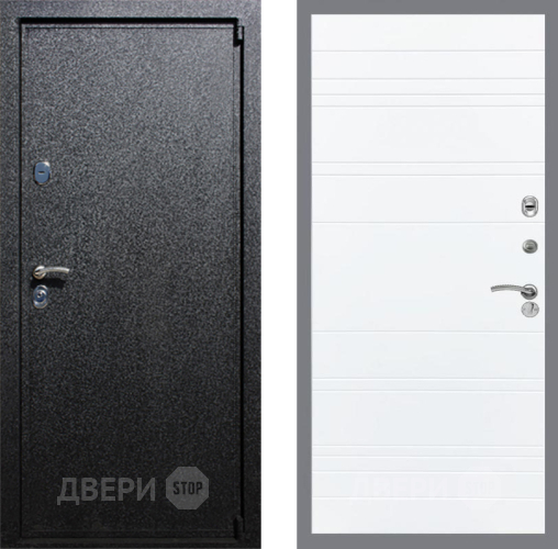 Входная металлическая Дверь Рекс (REX) 3 Line Силк Сноу в Электрогорске