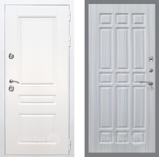 Дверь Рекс (REX) Премиум-н Силк Сноу FL-33 Сандал белый в Электрогорске