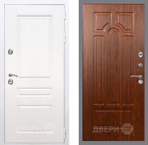 Дверь Рекс (REX) Премиум-н Силк Сноу FL-58 Морёная берёза в Электрогорске