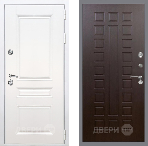 Дверь Рекс (REX) Премиум-н Силк Сноу FL-183 Венге в Электрогорске