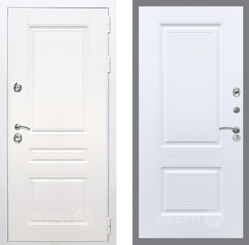 Входная металлическая Дверь Рекс (REX) Премиум-н Силк Сноу Смальта Силк Сноу в Электрогорске