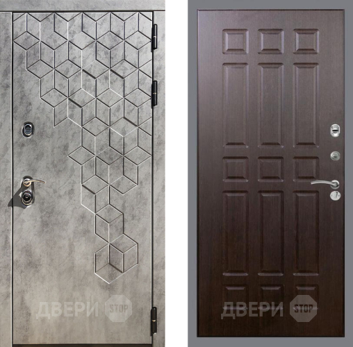 Входная металлическая Дверь Рекс (REX) 23 FL-33 Венге в Электрогорске