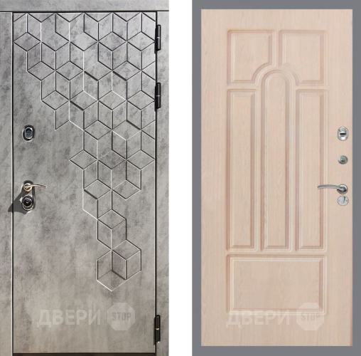 Входная металлическая Дверь Рекс (REX) 23 FL-58 Беленый дуб в Электрогорске