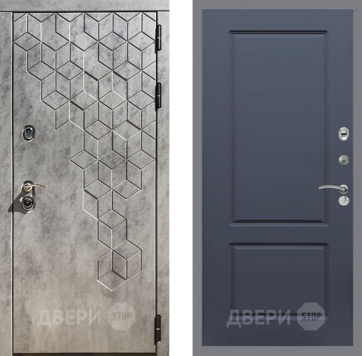 Входная металлическая Дверь Рекс (REX) 23 FL-117 Силк титан в Электрогорске