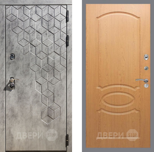 Входная металлическая Дверь Рекс (REX) 23 FL-128 Дуб в Электрогорске