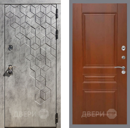 Входная металлическая Дверь Рекс (REX) 23 FL-243 Итальянский орех в Электрогорске