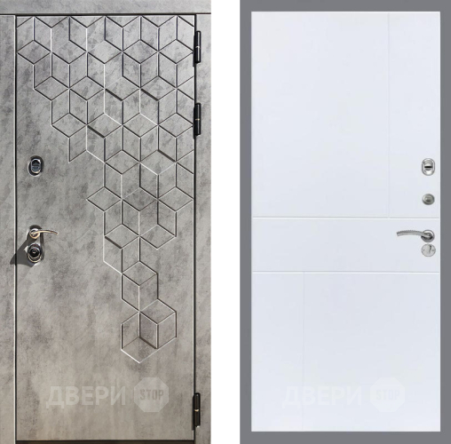 Входная металлическая Дверь Рекс (REX) 23 FL-290 Силк Сноу в Электрогорске