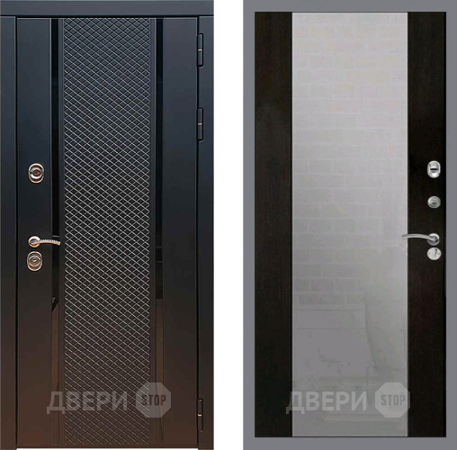 Входная металлическая Дверь Рекс (REX) 25 СБ-16 Зеркало Венге в Электрогорске