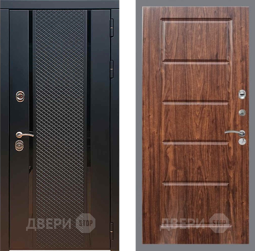 Входная металлическая Дверь Рекс (REX) 25 FL-39 орех тисненый в Электрогорске