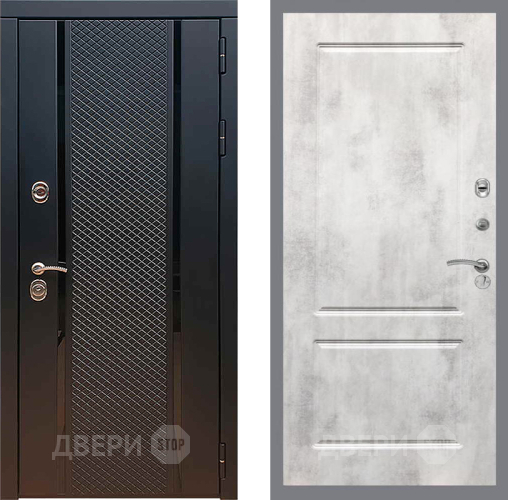 Входная металлическая Дверь Рекс (REX) 25 FL-117 Бетон светлый в Электрогорске