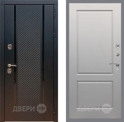 Входная металлическая Дверь Рекс (REX) 25 FL-117 Грей софт в Электрогорске
