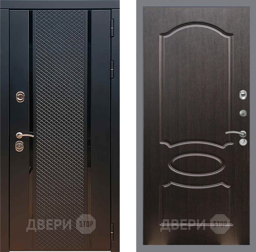 Входная металлическая Дверь Рекс (REX) 25 FL-128 Венге светлый в Электрогорске