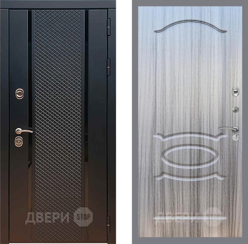 Входная металлическая Дверь Рекс (REX) 25 FL-128 Сандал грей в Электрогорске