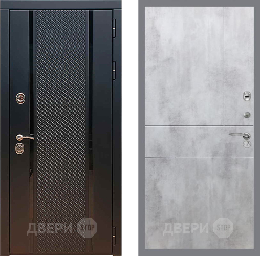 Входная металлическая Дверь Рекс (REX) 25 FL-290 Бетон светлый в Электрогорске
