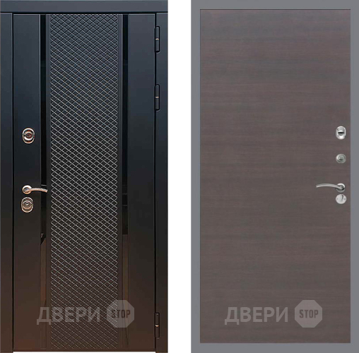 Входная металлическая Дверь Рекс (REX) 25 GL венге поперечный в Электрогорске