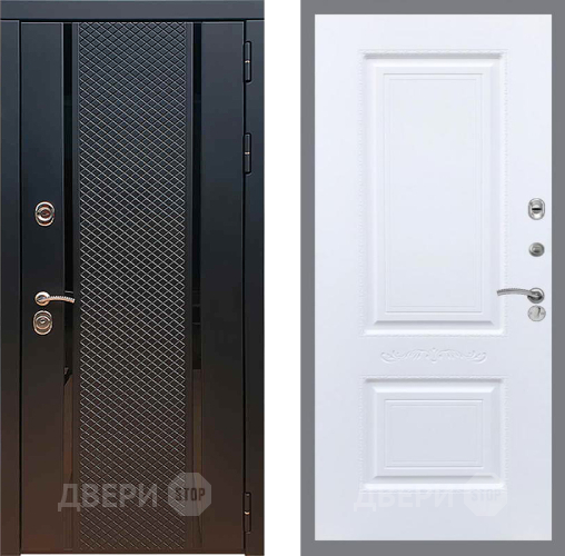 Входная металлическая Дверь Рекс (REX) 25 Смальта Силк Сноу в Электрогорске