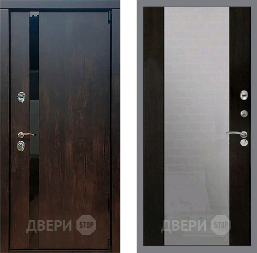 Входная металлическая Дверь Рекс (REX) 26 СБ-16 Зеркало Венге в Электрогорске