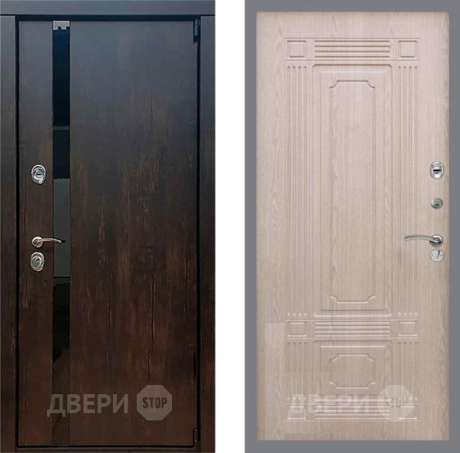 Входная металлическая Дверь Рекс (REX) 26 FL-2 Беленый дуб в Электрогорске