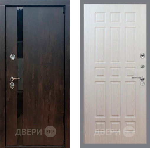 Входная металлическая Дверь Рекс (REX) 26 FL-33 Беленый дуб в Электрогорске
