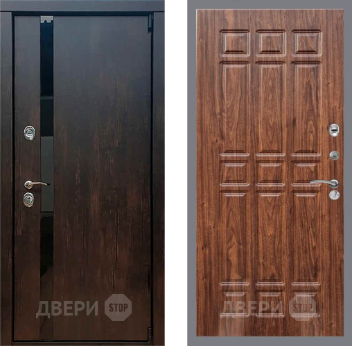Дверь Рекс (REX) 26 FL-33 орех тисненый в Электрогорске