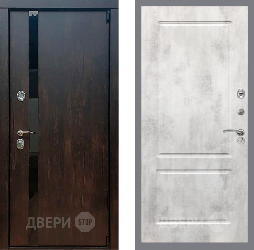 Входная металлическая Дверь Рекс (REX) 26 FL-117 Бетон светлый в Электрогорске