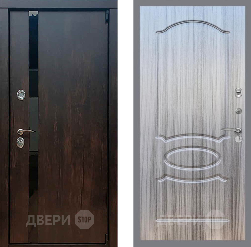 Входная металлическая Дверь Рекс (REX) 26 FL-128 Сандал грей в Электрогорске