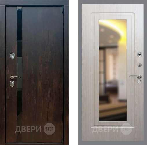 Входная металлическая Дверь Рекс (REX) 26 FLZ-120 Беленый дуб в Электрогорске
