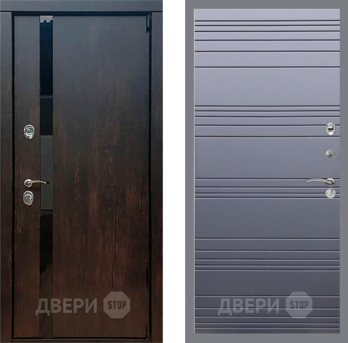 Входная металлическая Дверь Рекс (REX) 26 Line Силк титан в Электрогорске