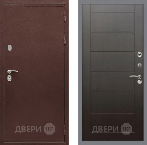 Входная металлическая Дверь Рекс (REX) 5 металл 3 мм Сити Венге в Электрогорске