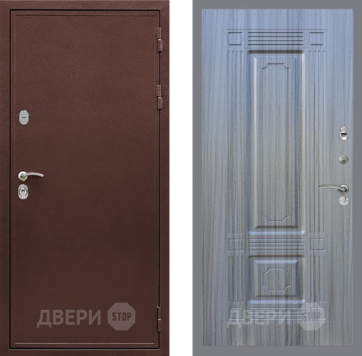 Дверь Рекс (REX) 5 металл 3 мм FL-2 Сандал грей в Электрогорске