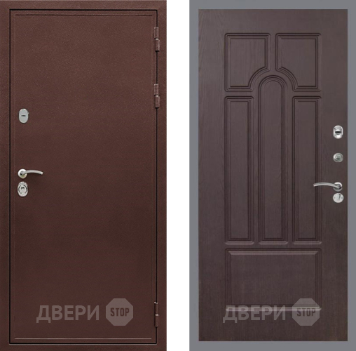 Входная металлическая Дверь Рекс (REX) 5 металл 3 мм FL-58 Венге в Электрогорске