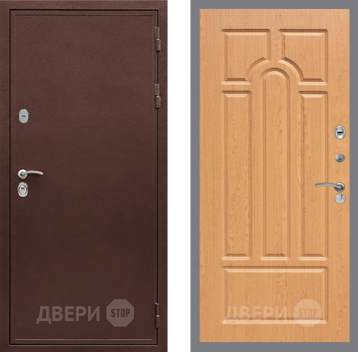 Входная металлическая Дверь Рекс (REX) 5 металл 3 мм FL-58 Дуб в Электрогорске