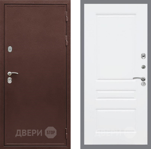 Дверь Рекс (REX) 5 металл 3 мм FL-243 Силк Сноу в Электрогорске
