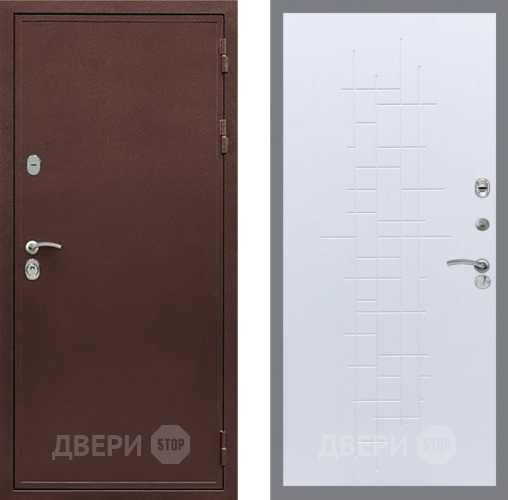 Дверь Рекс (REX) 5 металл 3 мм FL-289 Белый ясень в Электрогорске