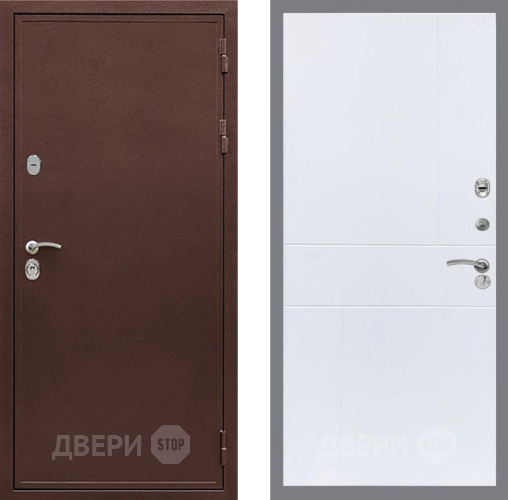 Дверь Рекс (REX) 5 металл 3 мм FL-290 Силк Сноу в Электрогорске