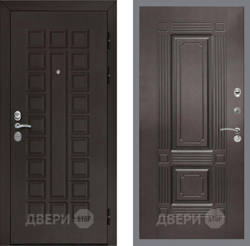 Входная металлическая Дверь Рекс (REX) Сенатор Cisa FL-2 Венге в Электрогорске