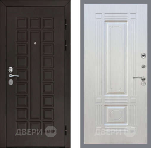 Входная металлическая Дверь Рекс (REX) Сенатор Cisa FL-2 Лиственница беж в Электрогорске