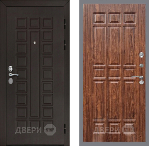 Дверь Рекс (REX) Сенатор Cisa FL-33 орех тисненый в Электрогорске