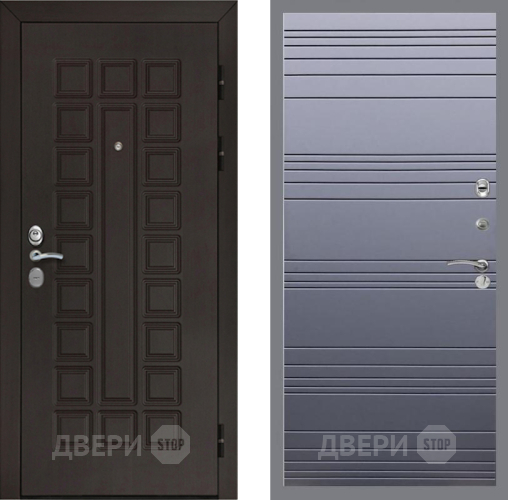 Входная металлическая Дверь Рекс (REX) Сенатор Cisa Line Силк титан в Электрогорске