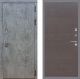 Входная металлическая Дверь Стоп БЕТОН Гладкая венге поперечный в Электрогорске