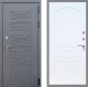Входная металлическая Дверь Стоп СКАНДИ ФЛ-128 Белый ясень в Электрогорске