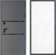 Дверь Дверной континент Диамант Дизайн ФЛ-655 Белый софт в Электрогорске
