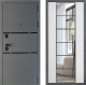 Входная металлическая Дверь Дверной континент Диамант Дизайн ФЛЗ-2 Зеркало Белый софт в Электрогорске