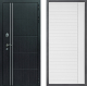 Входная металлическая Дверь Дверной континент Теплолюкс Дизайн ФЛ-757 Белое Стекло Софт милк в Электрогорске