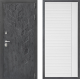 Входная металлическая Дверь Дверной континент ДК-3/713 ФЛ-757 Белое Стекло Софт милк в Электрогорске