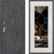 Входная металлическая Дверь Дверной континент ДК-3/713 ФЛ-Тиффани Зеркало Белое дерево в Электрогорске