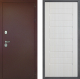 Входная металлическая Дверь Дверной континент Рубикон Медь Дизайн ФЛ-70 Лиственница белая в Электрогорске